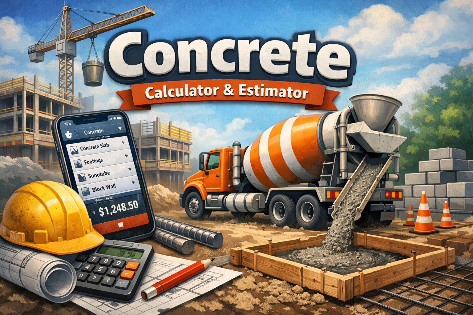 Concrete Calculator App: Know Exactly What You Need Before You Pour